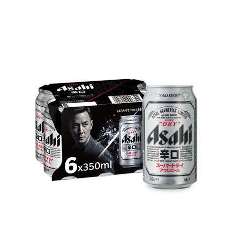 Asahi Super Dry Beer 350ml Can Bundle Of 6 Shopee Singapore