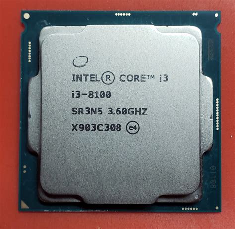 Intel I3 8100 8th Gen Quad Core 360ghz Sr3n5 Cpu Processor