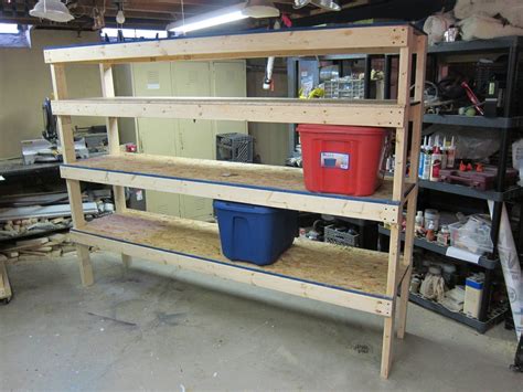Storage Shelf Cheap And Easy Build Plans Garage Storage Shelves Diy