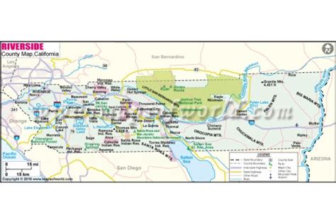 Buy Digital Map Of Riverside County Maps Of California