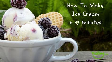 How To Make Ice Cream In 15 Minutes YouTube