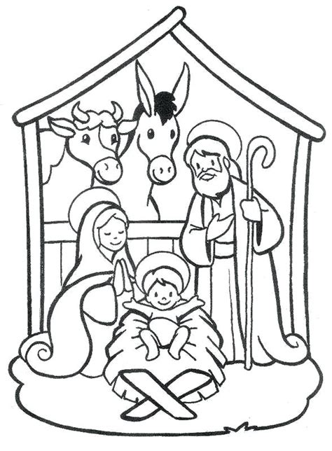 Jesus Is Born Coloring Page At 19e