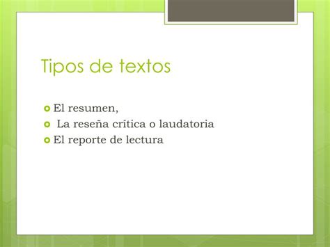 Ppt Tipos De Textos Académicos Powerpoint Presentation Id1281175