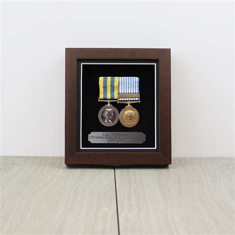 Medal Display Case For 2 Mounted Medals Empire Medals