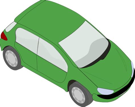 Green Small Car Clip Art At Vector Clip Art Online Royalty