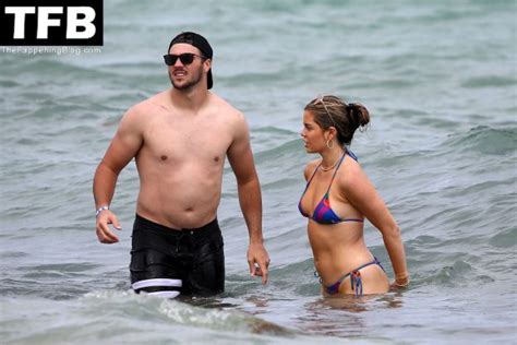 Josh Allen Hits The Beach With His Girlfriend Brittany Williams In Miami 33 Photos Thefappening
