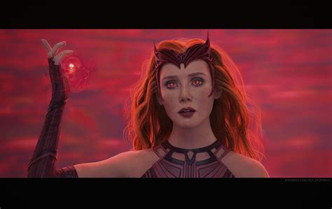 Elizabeth Olsen Scarlet Witch Concept Art