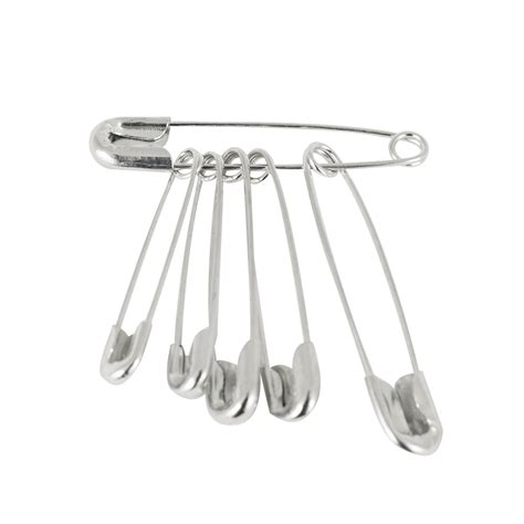 Pack Of 6 Assorted Sizes Safety Pins St John Ambulance