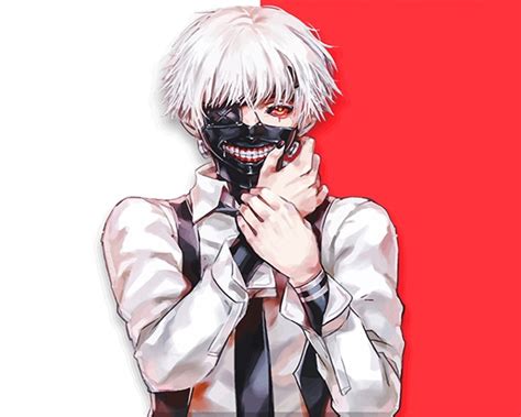 The Kaneki Ken Tokyo Ghoul New Paint By Number Paint By Numbers For