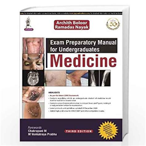 Exam Preparatory Manual For Undergraduates Medicine By Archith Boloor