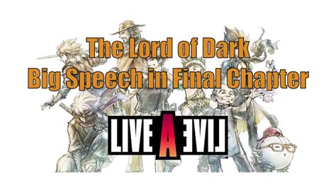 Live A Ǝvi⅃ The Lord Of Dark Speech Youtube