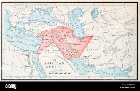 Map Of The Assyrian Empire Hi Res Stock Photography And Images Alamy