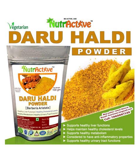 Nutractive Daru Haldi Powder Berberies Aristata Buy