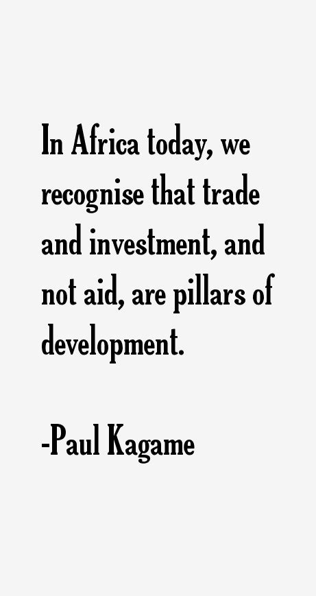 Paul Kagame Quotes And Sayings