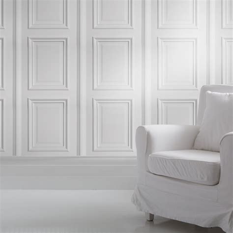 Panelling Wallpaper From Mineheart Paint And Paper Colour Schemes