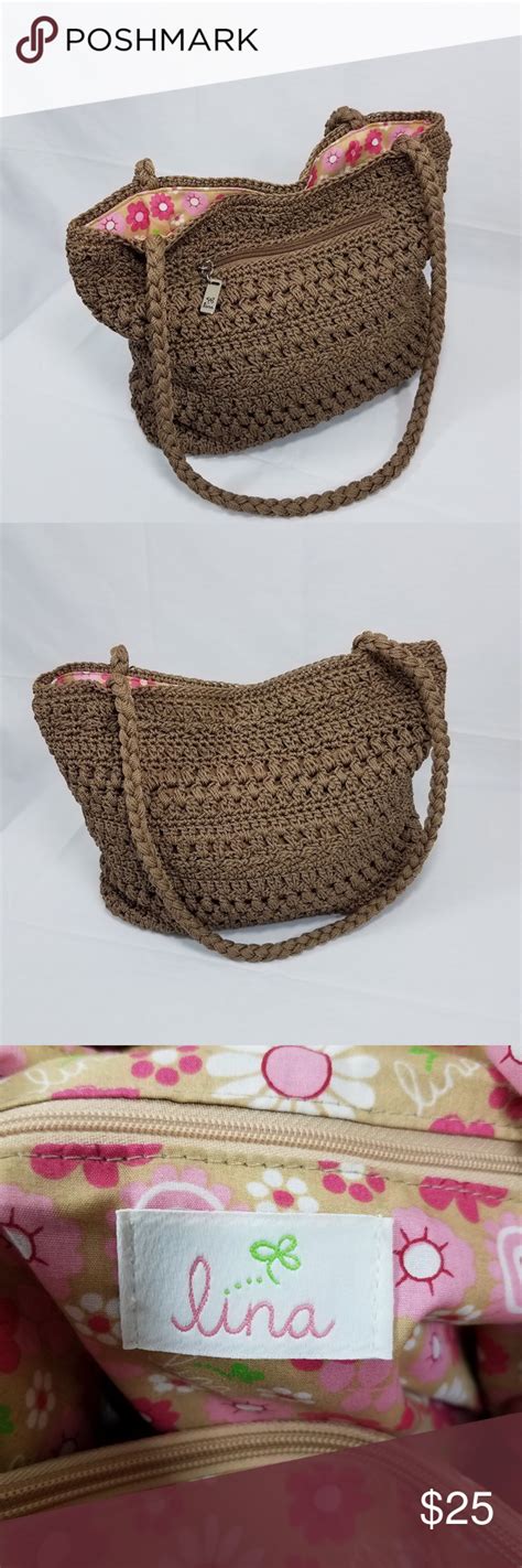 Lina Brown Crochet Bag Crochet Bag Crochet Bags Purses