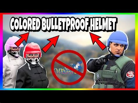 New How To Get Colored Bulletproof Helmet In Gta Online And