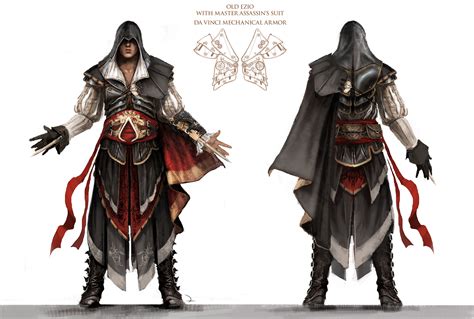 Ezios Armor Of Altair Assassins Creed Artwork Assassins Creed Assassins Creed Art