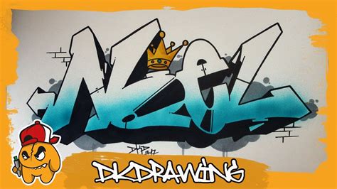 How to draw 3d name on paper / drawing calligraphy easy art for beginners step by step with marker and pencil. How to draw graffiti names - Noel #30 - YouTube