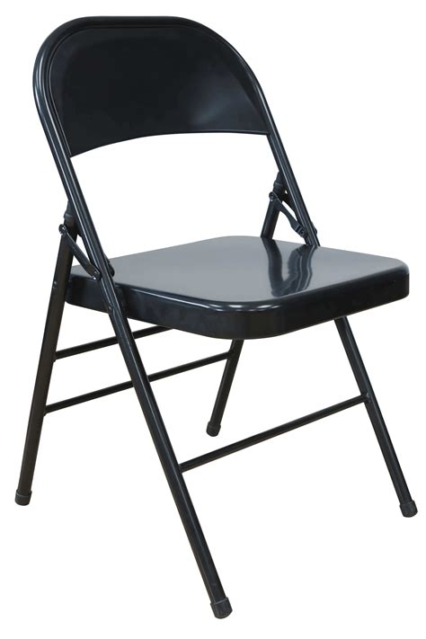 Chaise pliante Metal Noire Argon M0  Chaise pliante et empilable