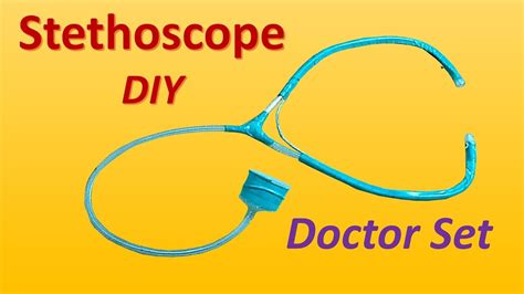 How To Make Stethoscope At Home Youtube