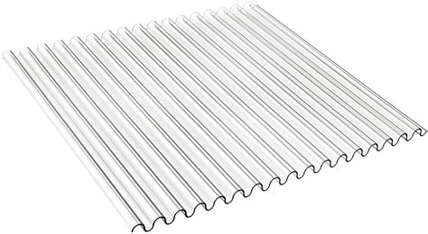 Uv Resistant Transparent Solid Corrugated Polycarbonate Sheets