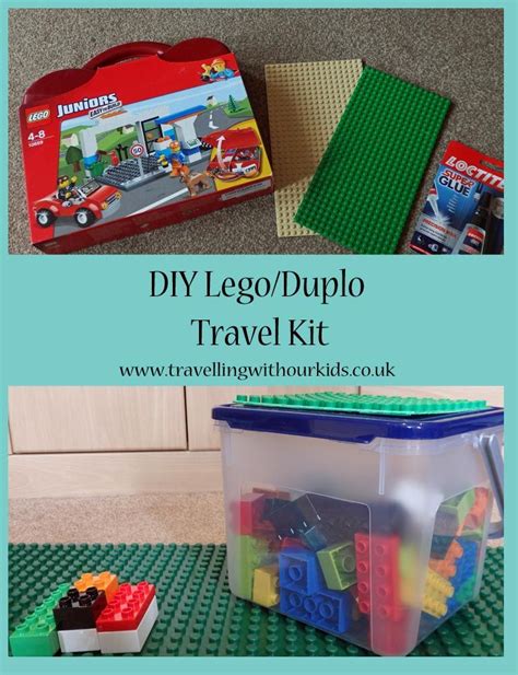 Make Your Own Diy Travel Lego Boxduplo Box Travelling With Our Kids