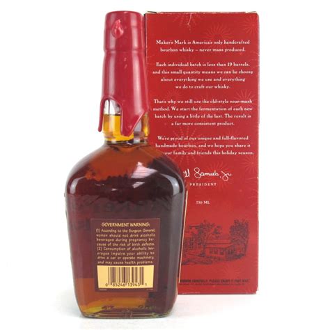 Makers Mark Kentucky Straight Bourbon Whisky Auctioneer