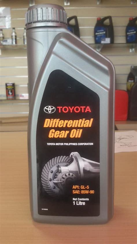 Genuine Toyota Differential Gear Oil Api Gl 5 Sae 85w 90 1l Lazada Ph