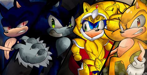 The Many Forms Of Sonic The Hedgehog By Sonikku Star On Deviantart