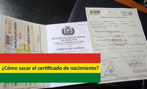 Certificado De Nacimiento Boliviano