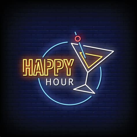 Happy Hour Logo Vector Art Icons And Graphics For Free Download