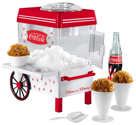 Best Buy Nostalgia Electrics Coca Cola Series Snow Cone Maker Red