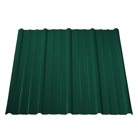 Metal Sales Panel 3 Ft X 12 Ft Ribbed Forest Green Colorfit40 Paint