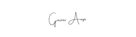 83 Gaurav Arya Name Signature Style Ideas Fine Digital Signature