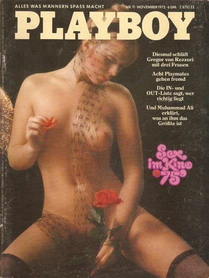 Akt Erotika Časopis Playboy 1975 11 November Něm verze