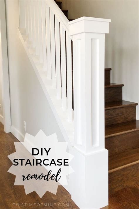 A Diy Stair Makeover Tutorial And Tips This Time Of Mine