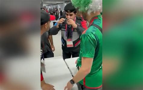 world cup fan caught trying to booze into stadium — in binoculars