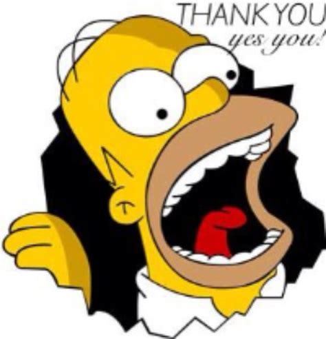 Homer Simpson The Simpsons Thank You By Diman213