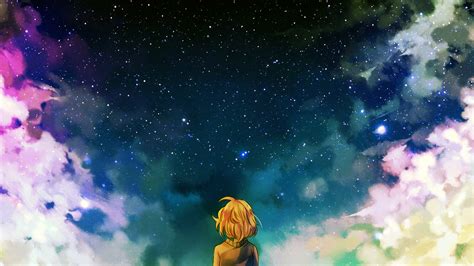 Free Anime Starry Night Sky Wallpaper High Definition At