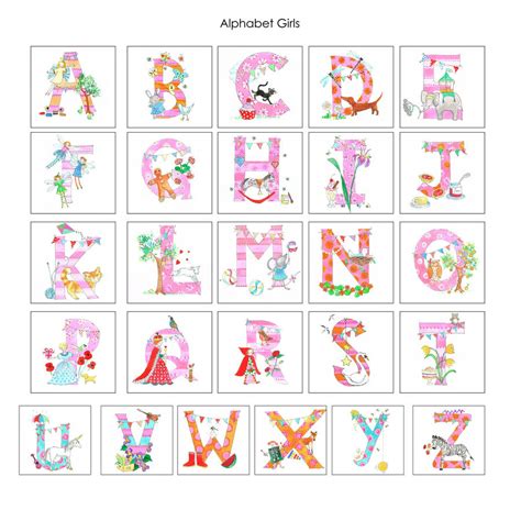Childrens Personalised Writing Paper Set Alphabet By Honey