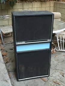 I hope someone can help me remember the model. Acoustic 301 Bass Cabinet 70's Black/Blue | Reverb