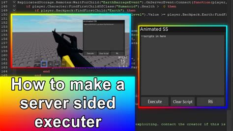 How To Make A Server Sided Executer Roblox Studio October Easy