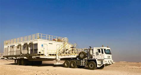 Ctp Oilfield Truck Working In Sahara Desert For Rig Moving Heavy