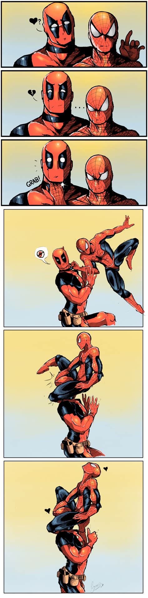 I Have To Admit This It Pretty Funny And Clever Spiderman And Deadpool