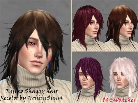 The Sims Resource Shaggy Hair Retextured By Jenn Honeydew Hum Sims 4