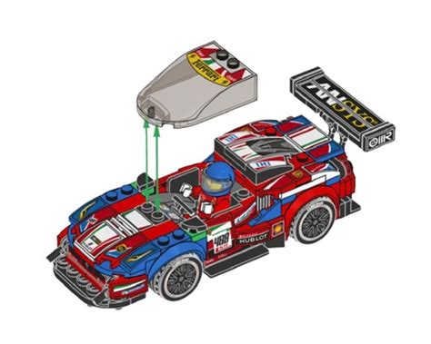 Lego Set 75889 1 S2 Ferrari 488 Gte 2018 Speed Champions
