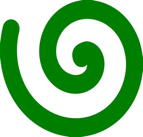 Espiral Verde Clip Art At Vector Clip Art Online Royalty