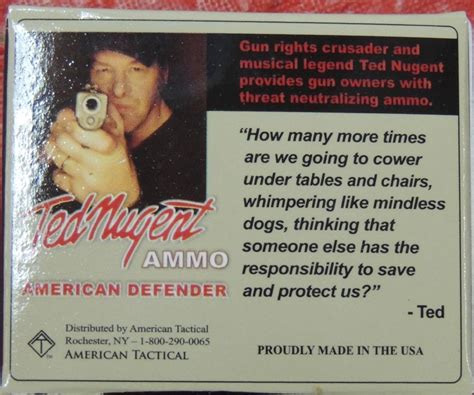 Ati Ted Nugent Ammo 9mm Luger Defender 115gr Uhp For Sale At