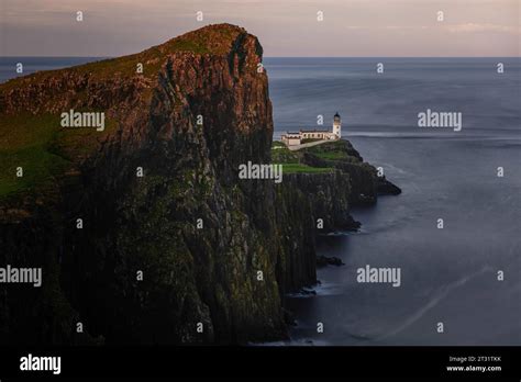 Neist Point Is A Dramatic Headland On The Isle Of Skye With Towering